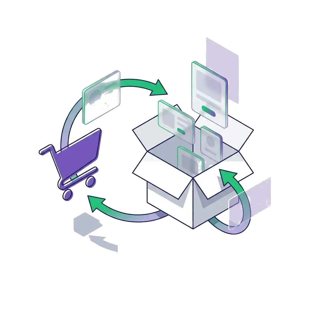 E-commerce concept illustration