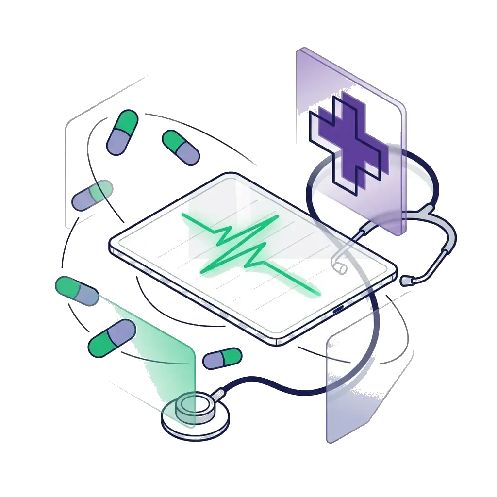 Telehealth concept illustration